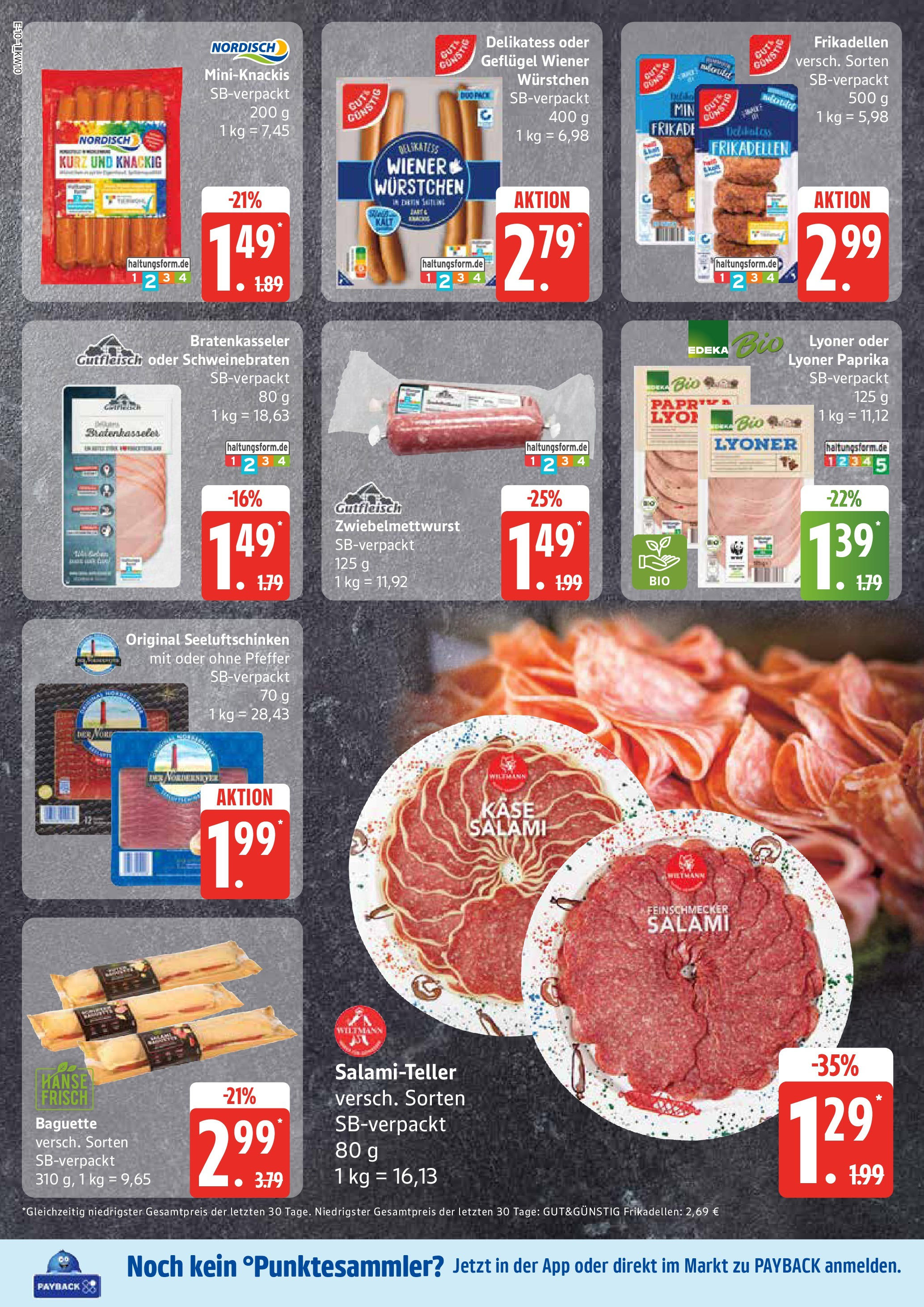 Edeka - EDEKA: Wochenangebote (ab 02.03.2025) » Angebote Online | Seite: 10 | Produkte: Käse, Baguette, Paprika, Pfeffer