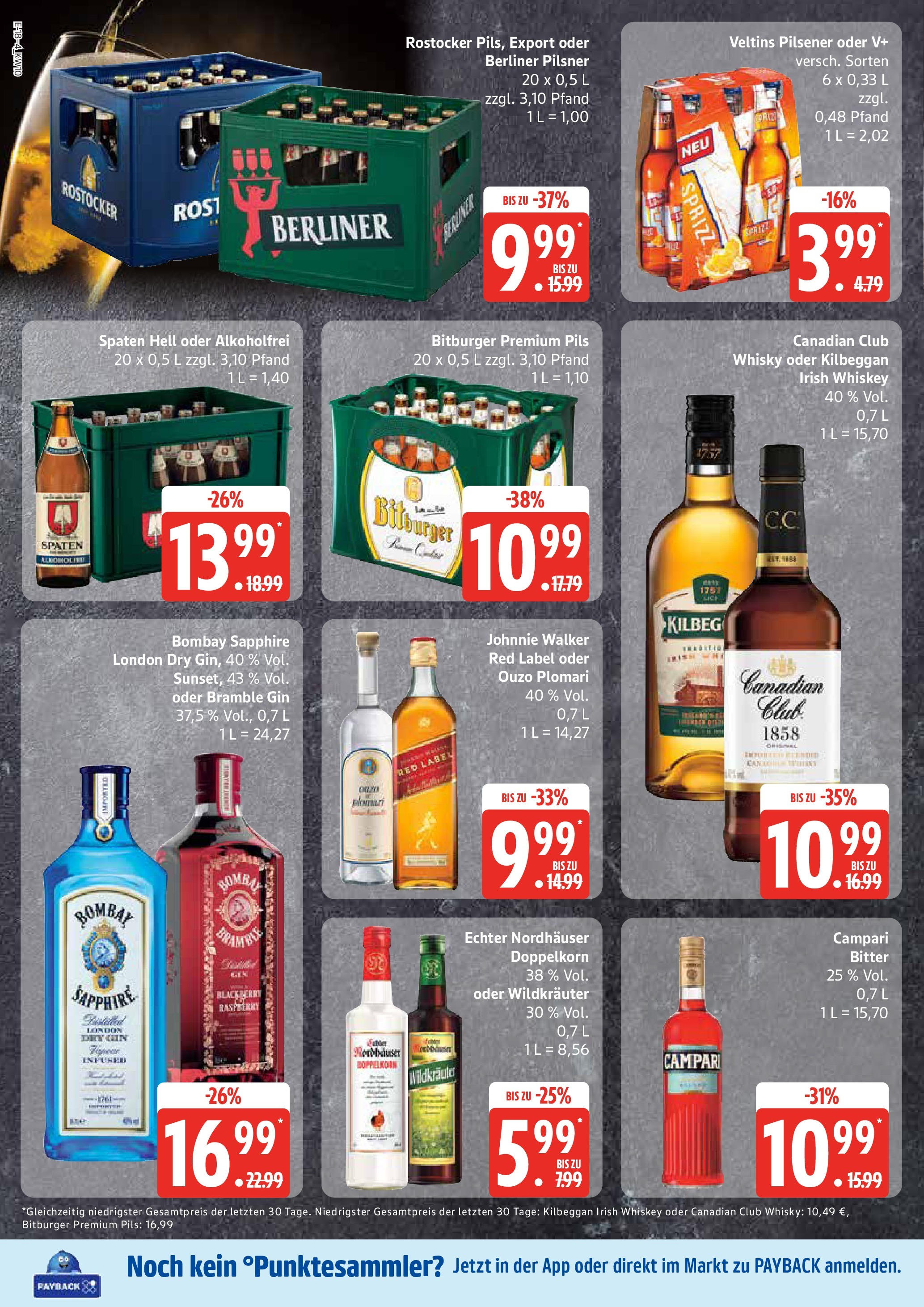 Edeka - EDEKA: Wochenangebote (ab 02.03.2025) » Angebote Online | Seite: 18 | Produkte: Bitburger, Gin, Whiskey, Johnnie walker