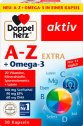 Doppelherz A-Z + Omega-3 Extra Kapseln 30 St