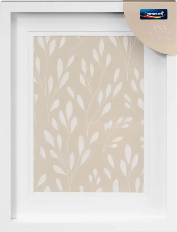 Paradies Bilderrahmen Holz 15x20cm, weiß