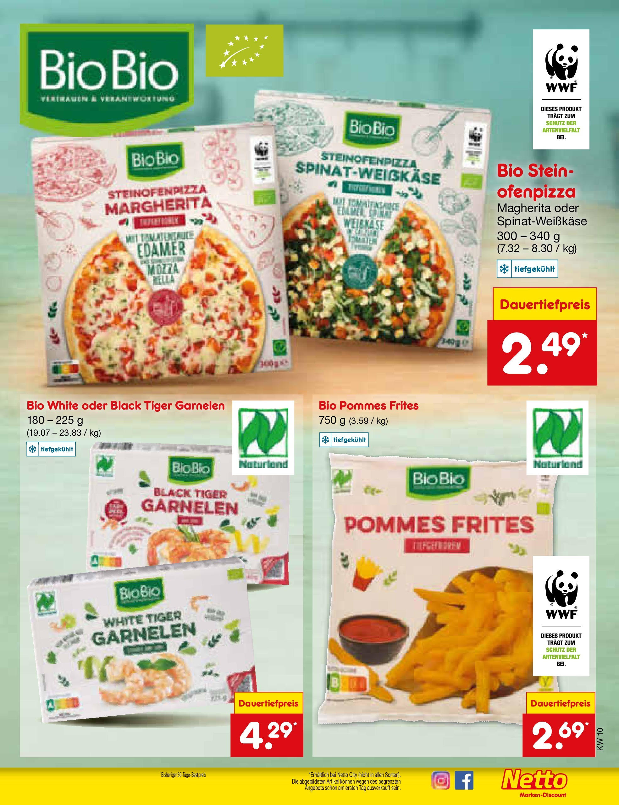 Netto Marken-Discount - Berlin-Spandau (ab 03.03.2025) » Angebote | Seite: 11 | Produkte: Pommes, Garnelen, Edamer, Tiger garnelen