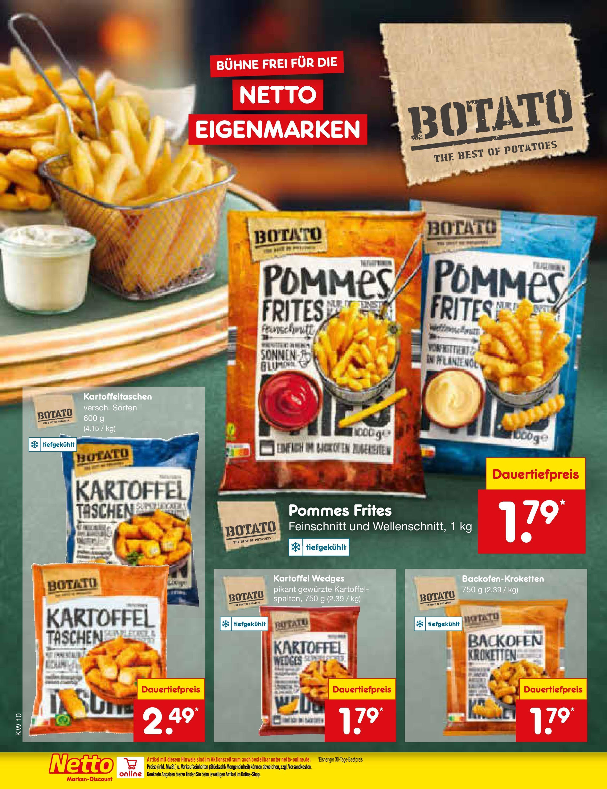 Netto Marken-Discount - Berlin-Spandau (ab 03.03.2025) » Angebote | Seite: 18 | Produkte: Pommes, Pommes frites, Backofen