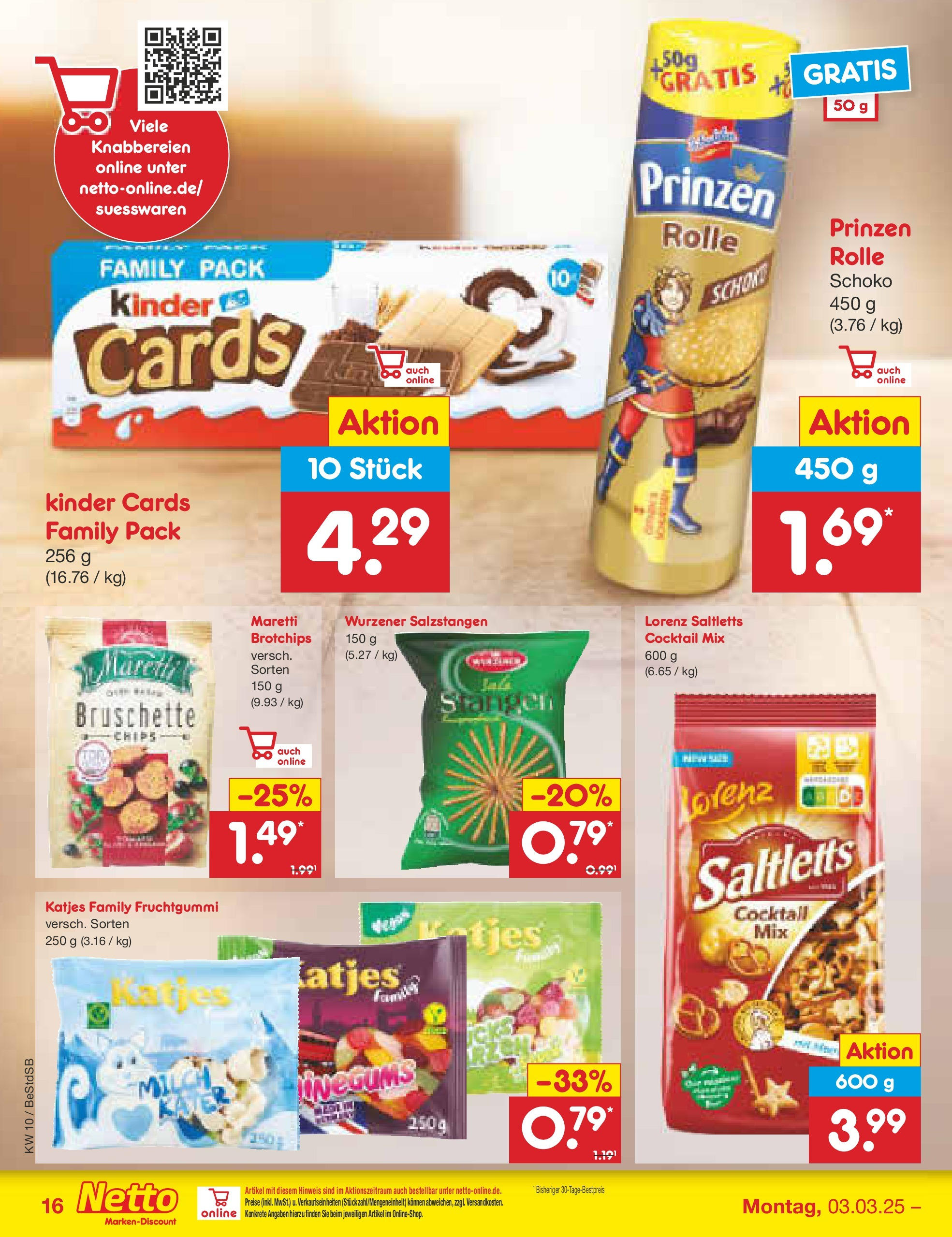 Netto Marken-Discount - Berlin-Spandau (ab 03.03.2025) » Angebote | Seite: 22 | Produkte: Katjes, Chips