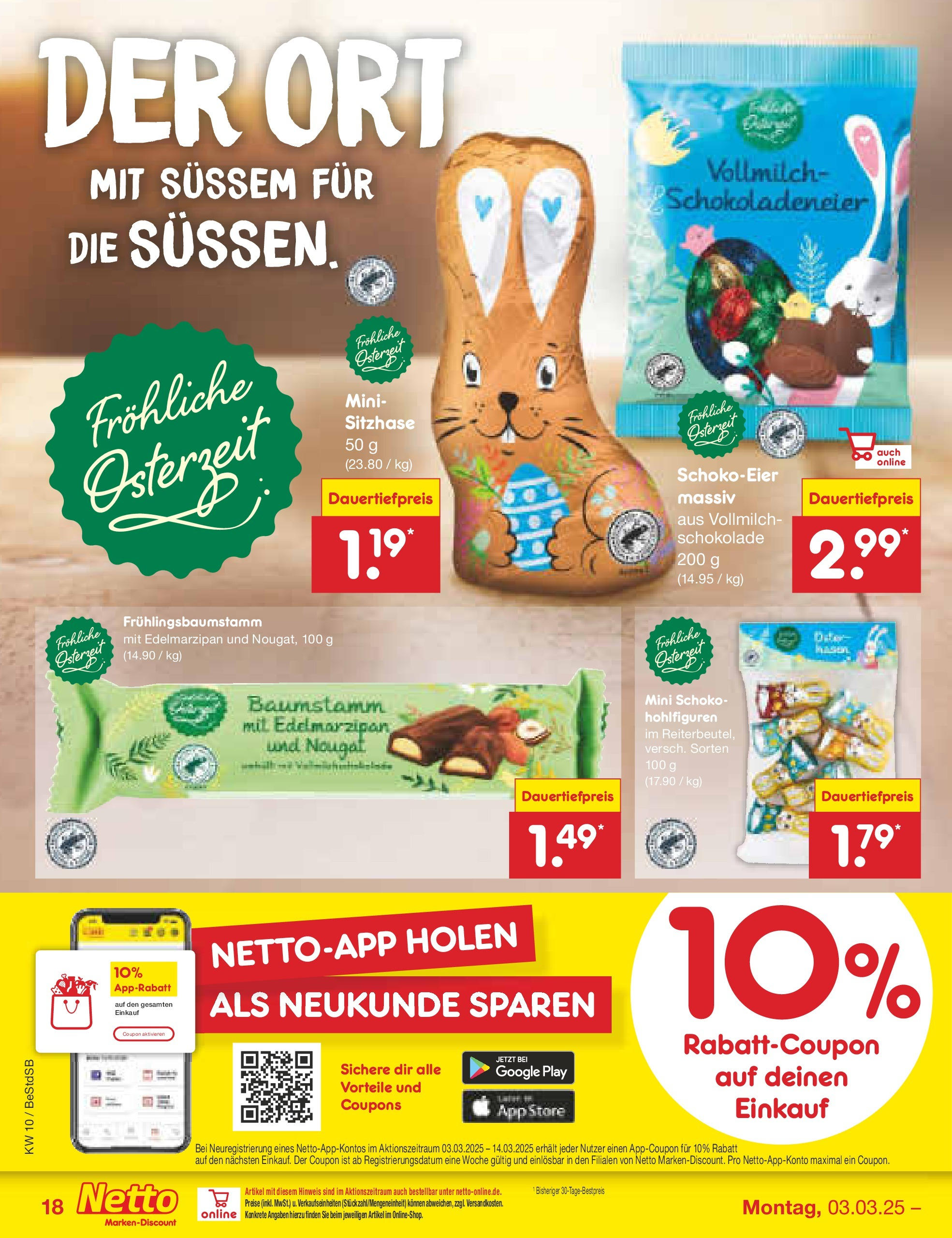 Netto Marken-Discount - Berlin-Spandau (ab 03.03.2025) » Angebote | Seite: 24 | Produkte: Schokolade