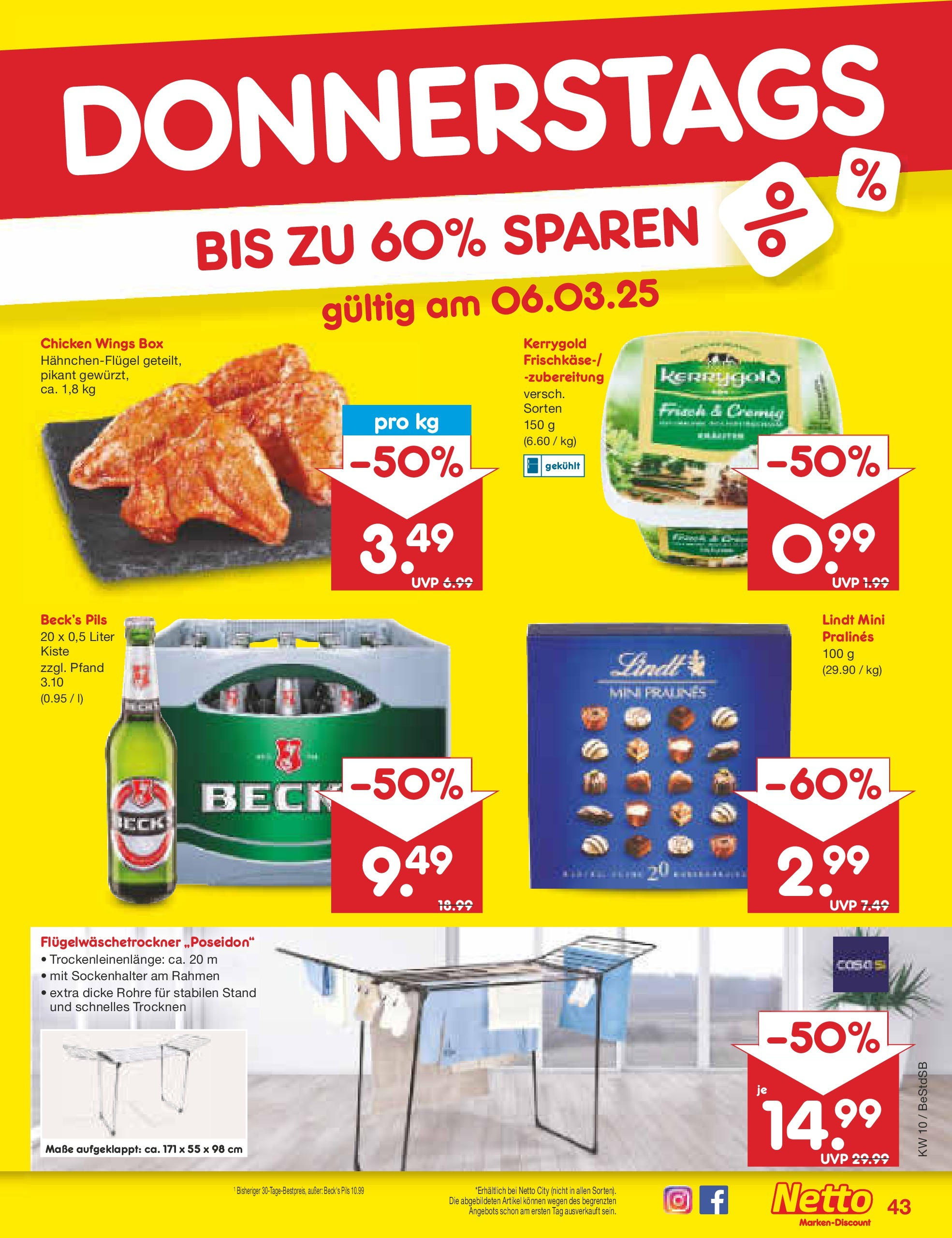 Netto Marken-Discount - Berlin-Spandau (ab 03.03.2025) » Angebote | Seite: 61 | Produkte: Box, Pils, Lindt