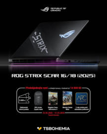 ASUS ROG Strix SCAR 16/ 18 jsou tady!