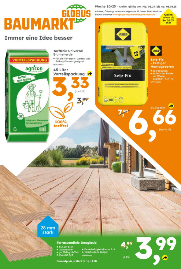 Aktuelle Angebote von Globus Baumarkt in Rüsselsheim (Main) online