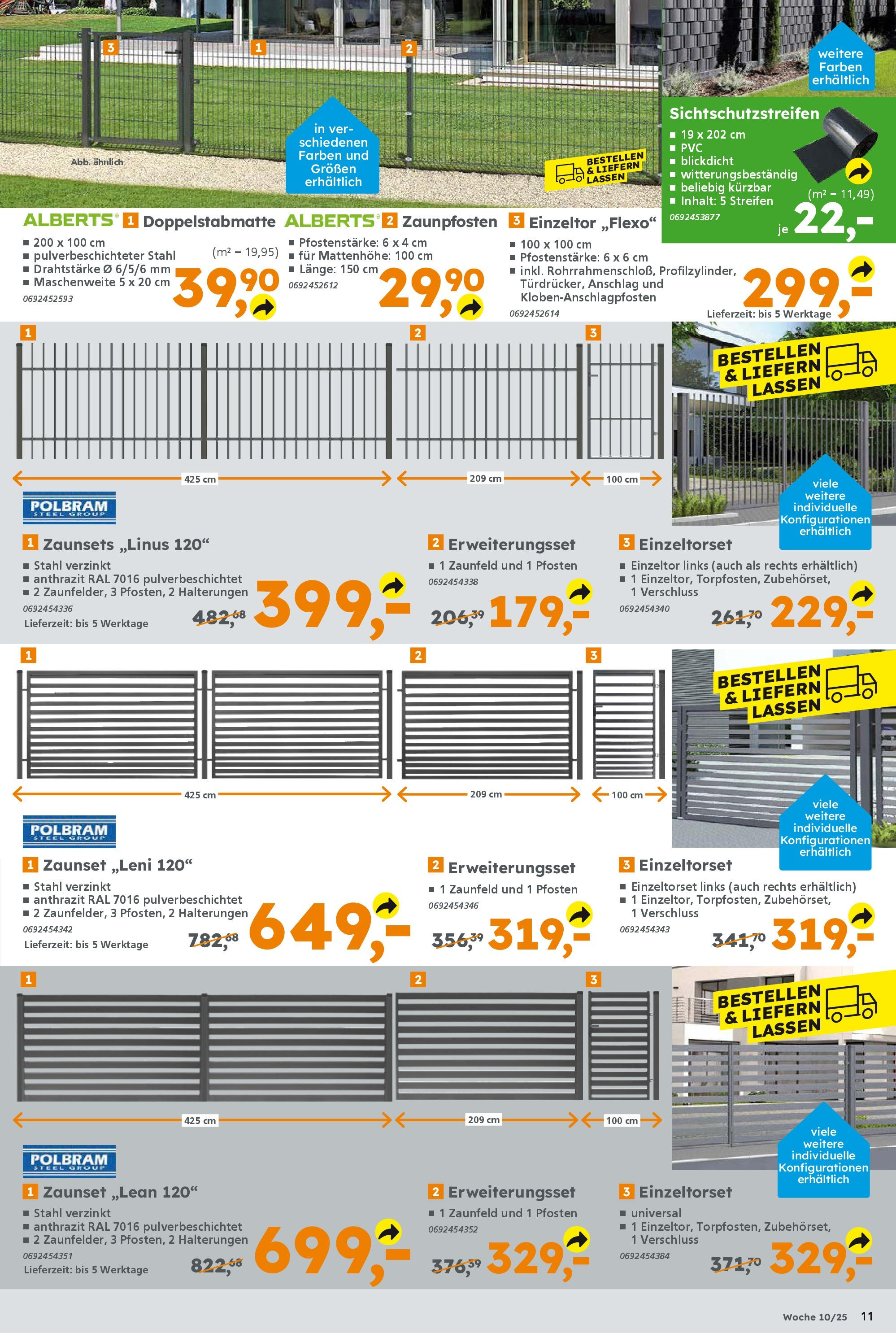 Globus Baumarkt - Globus Baumarkt: Wochenangebote (ab 02.03.2025) zum Blättern | Seite: 11