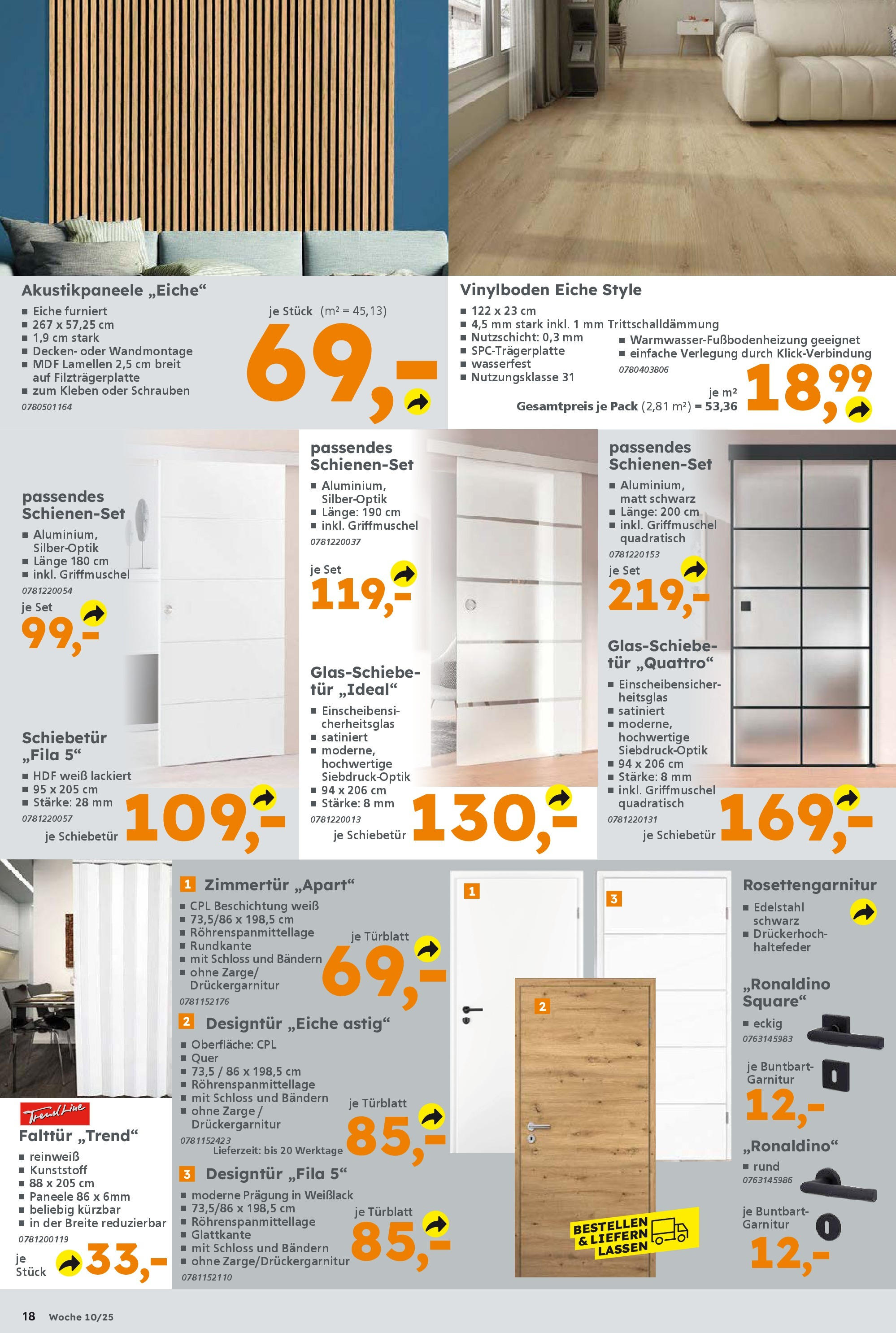 Globus Baumarkt - Globus Baumarkt: Wochenangebote (ab 02.03.2025) zum Blättern | Seite: 18 | Produkte: Tür