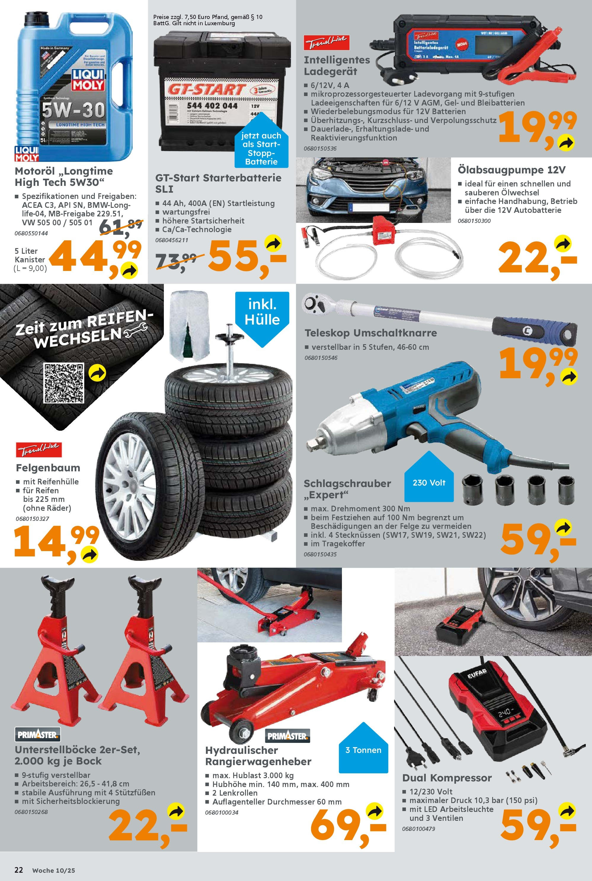 Globus Baumarkt - Globus Baumarkt: Wochenangebote (ab 02.03.2025) zum Blättern | Seite: 22 | Produkte: Hülle, Batterien, Batterie, Ladegerät