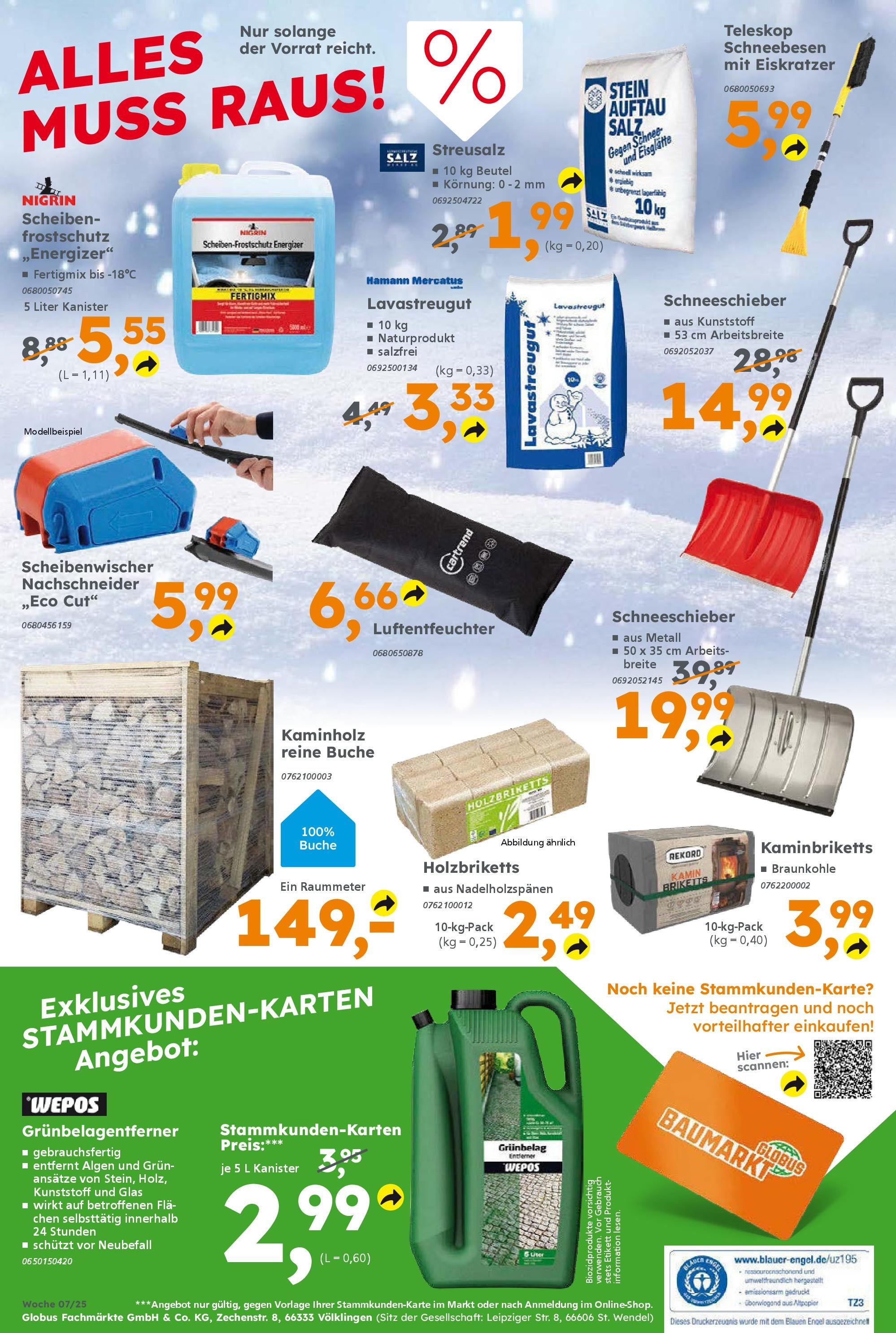 Globus Baumarkt - Globus Baumarkt: Wochenangebote (ab 02.03.2025) zum Blättern | Seite: 24 | Produkte: Kamin, Salz