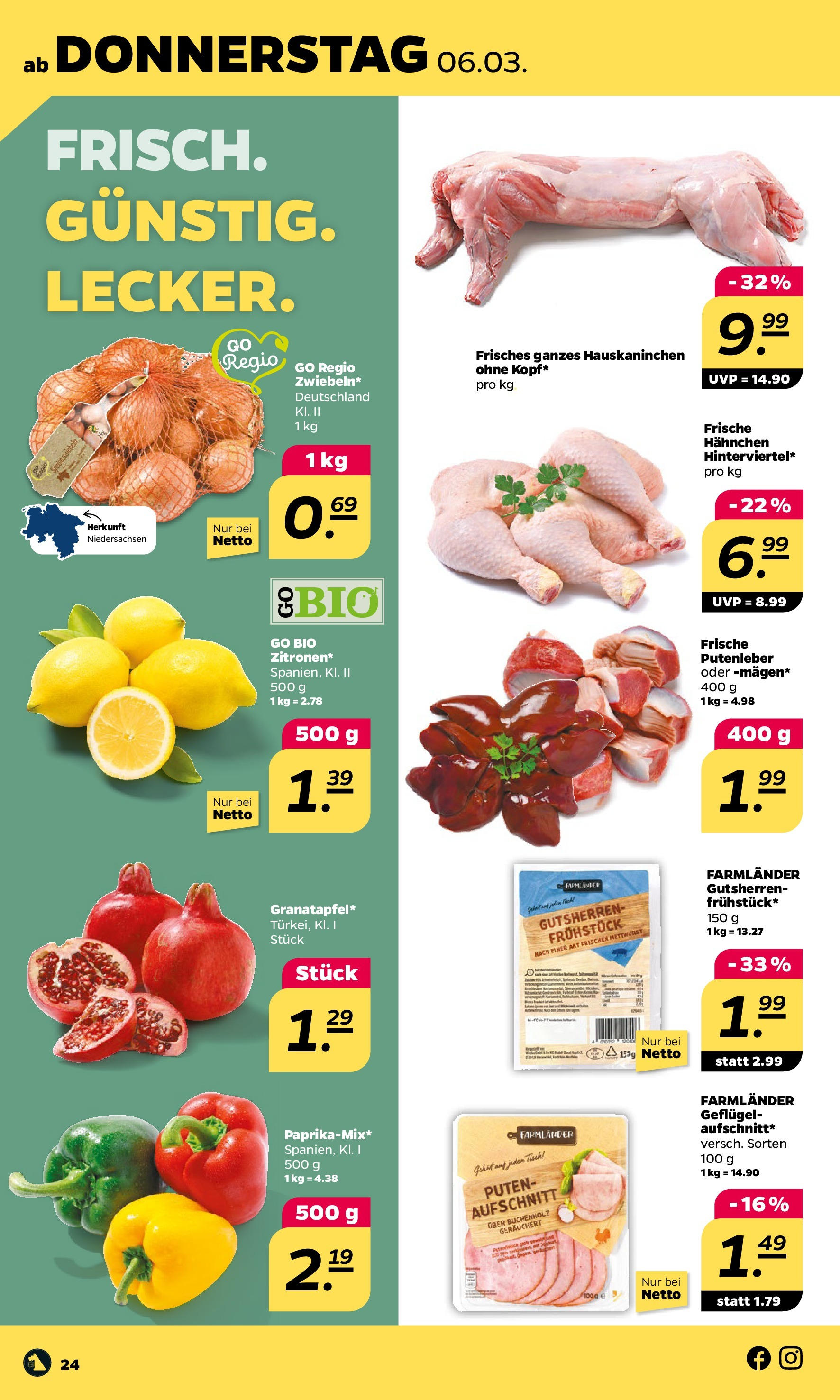 Netto Prospekt 	 ab 03.03.2025 → Angebote nächste Woche | Seite: 28 | Produkte: Cola, Milch, Katjes, Champignons