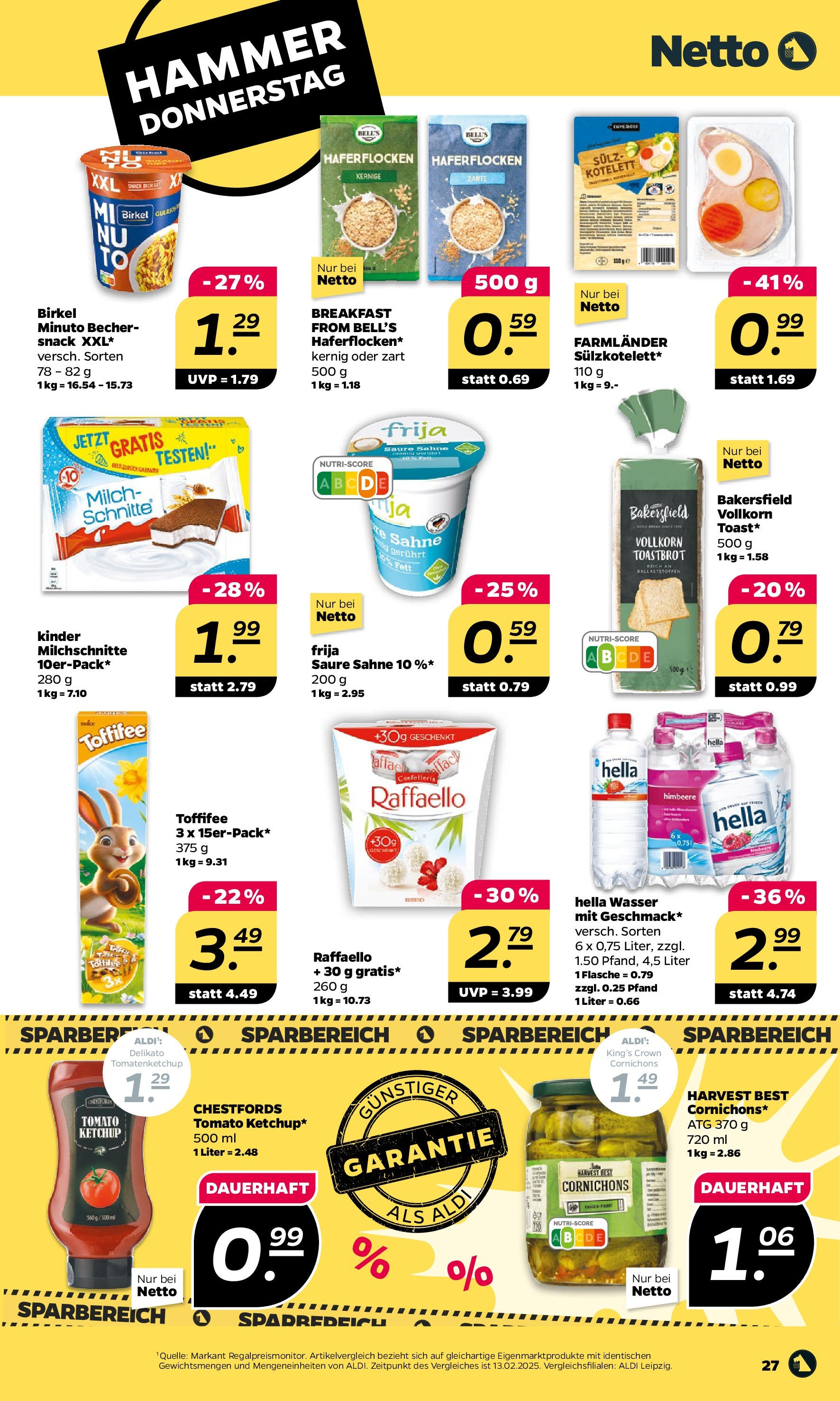 Netto Prospekt 	 ab 03.03.2025 → Angebote nächste Woche | Seite: 31 | Produkte: Rucola, Tomaten, Heidelbeeren, Erdbeeren