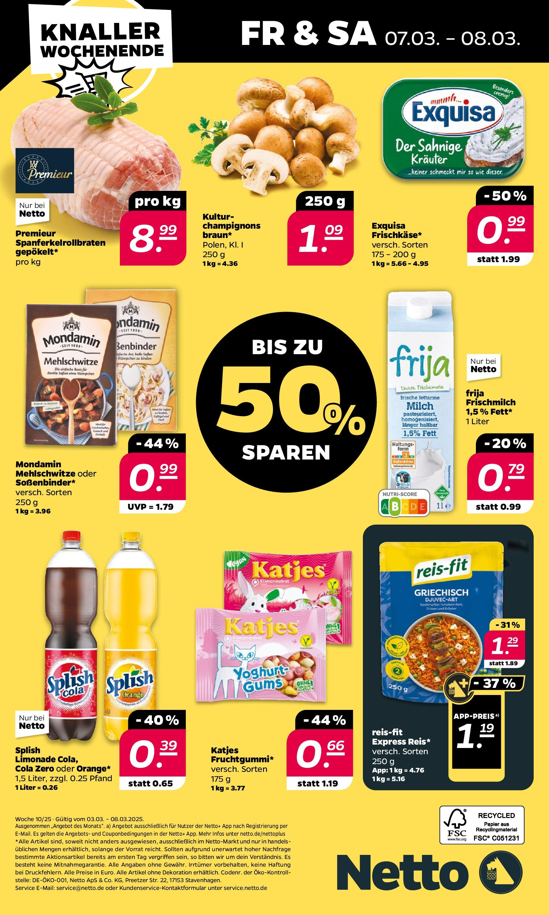 Netto Prospekt 	 ab 03.03.2025 → Angebote nächste Woche | Seite: 32 | Produkte: Gemüse