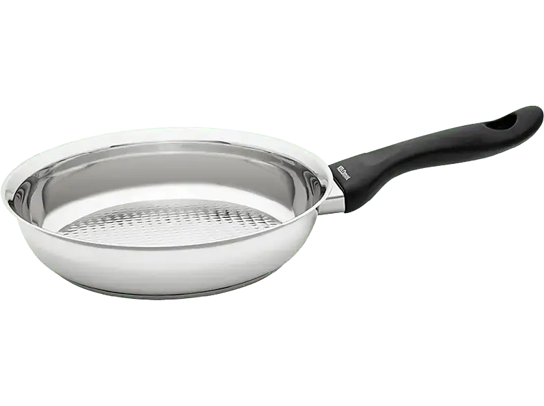 Kelomat 1814-351 Grillmeister Pfanne (Edelstahl, passend für alle Herdarten, 24 cm)