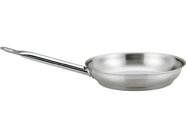 Kelomat 1814-318 Profi Pfanne (Edelstahl, passend für alle Herdarten, 24 cm)