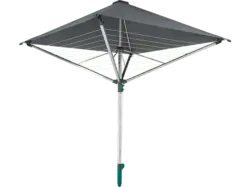 Leifheit Linoprotect 400 mit integriertem wasserdichtem Dach (82100); Wäschespinne