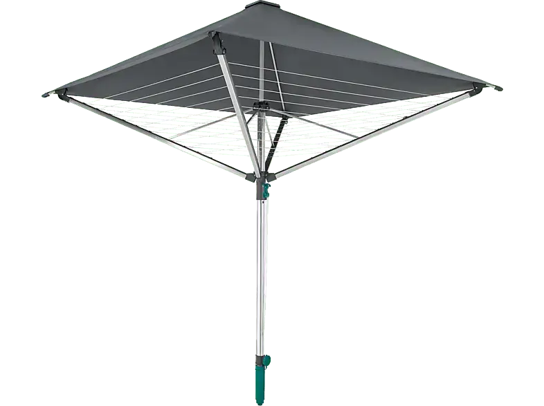 Leifheit Linoprotect 400 mit integriertem wasserdichtem Dach (82100); Wäschespinne