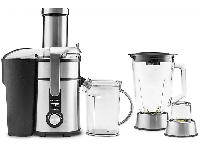 Gastroback Design Multi Entsafter 1300 Watt, Edelstahl