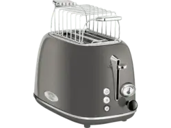 Profi Cook 2-Schlitz Toaster Vintage PC-TA 1193 anthrazit (Anthrazit, 815 Watt, Schlitze: 2)