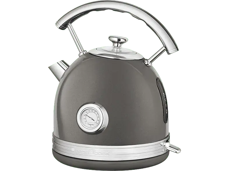 Profi Cook Wasserkocher 1.7l Vintage PC-WKS 1192 anthrazit, Anthrazit