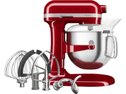 Kitchen Aid 5KSM70SHXEER Artisan Küchenmaschine Empire Rot (Rührschüsselkapazität: 6,6 l, 375 Watt)