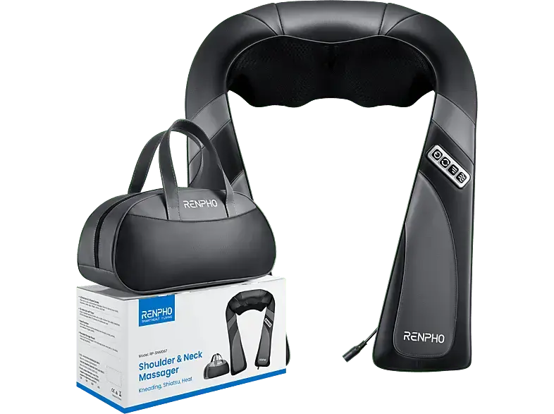 Renpho PEU-RP-SNM067-BK Schultermassagegerät, Schwarz