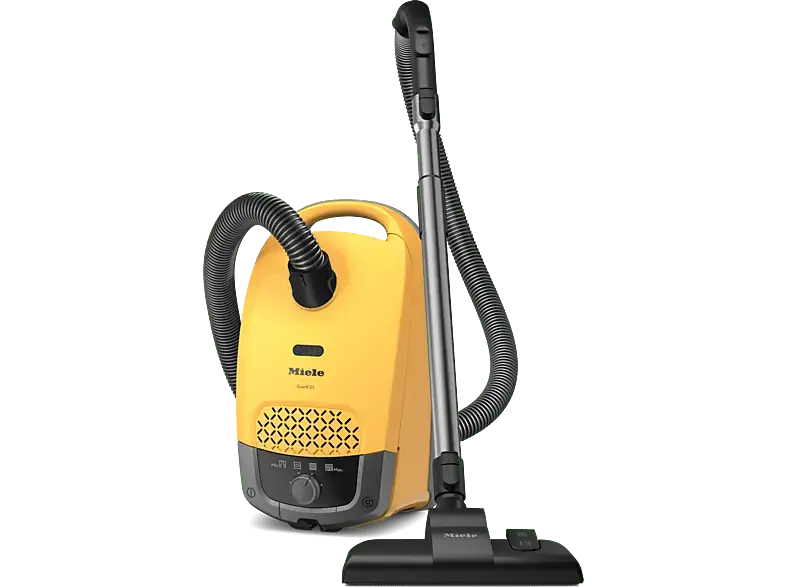 Miele Guard S1 Bodenstaubsauger mit Staubbeutel (76 dB(A), maximale Leistung: 890 Watt, Sunsetgelb)