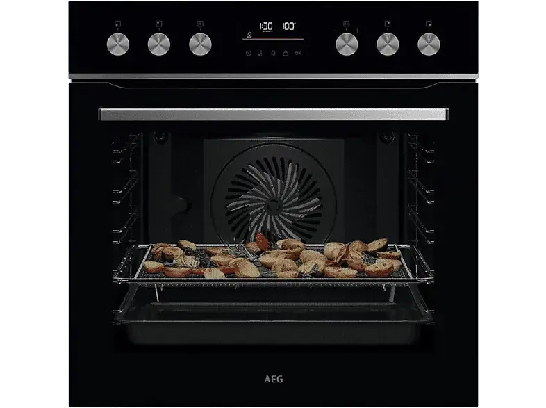 AEG OU5AE22AB SurroundCook® Herd (71 l, Schwarz, 595 mm breit, A+)