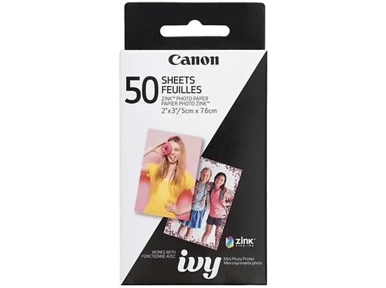 Canon Zink Fotoapapier ZP-2030 (50 Blatt)