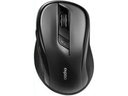 RAPOO 184535 Kabellose lautlose Multi-Mode-Maus "M500", Schwarz