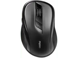 RAPOO 184535 Kabellose lautlose Multi-Mode-Maus "M500", Schwarz