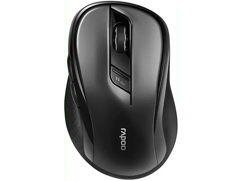 RAPOO 184535 Kabellose lautlose Multi-Mode-Maus "M500", Schwarz