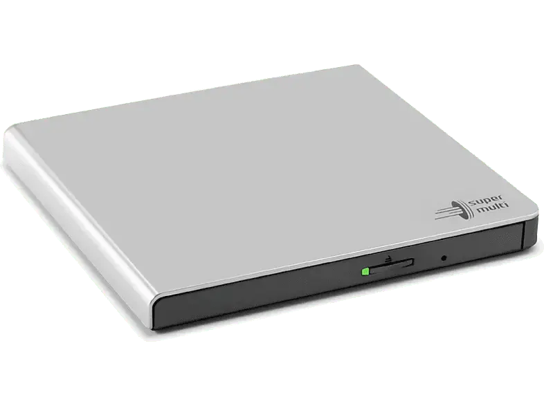 hitACHI-LG DVD Brenner GP57ES40, extern, silber, USB 2.0 (GP57ES40.AHLE10B); CD-/DVD Brenner