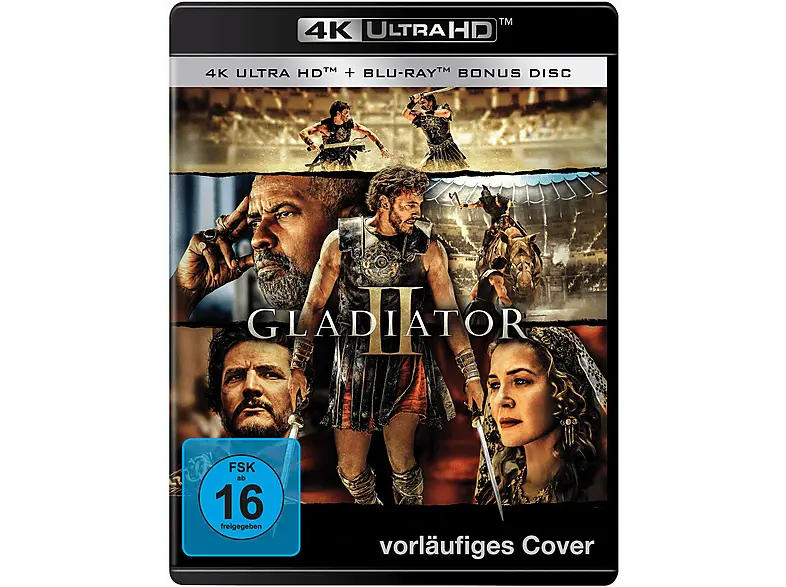 GLADIATOR II [4K Ultra HD Blu-ray + Blu-ray]