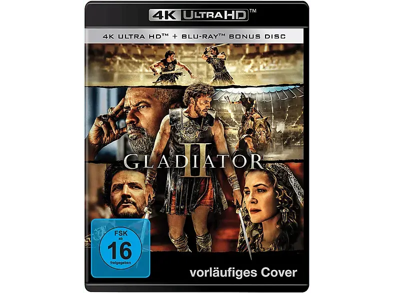 GLADIATOR II [4K Ultra HD Blu-ray + Blu-ray]