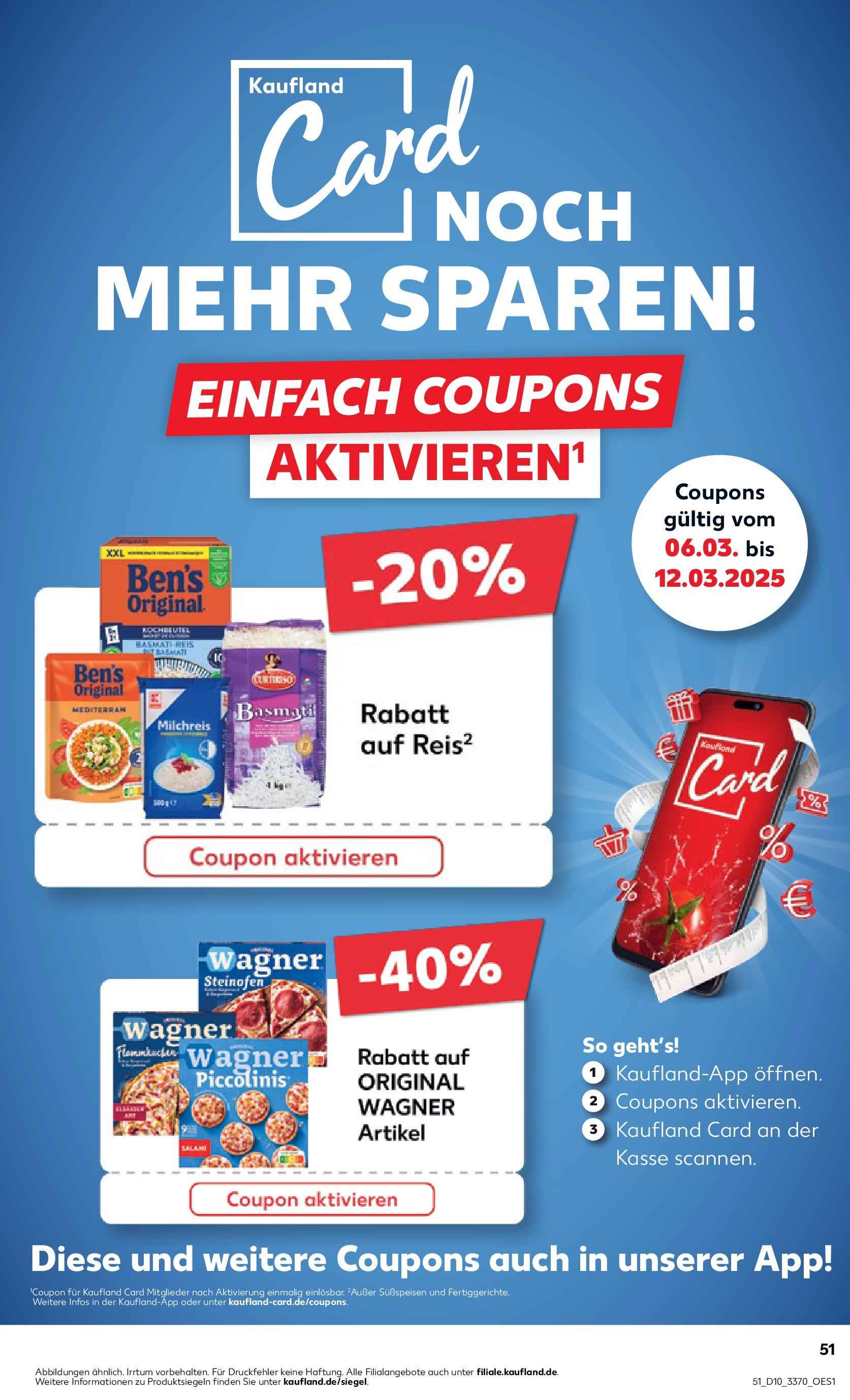 Kaufland - Prenzlau, Georg-Dreke-Ring 60 (ab 06.03.2025) » Angebote Online zum Blättern | Seite: 51 | Produkte: Piccolinis, Salami