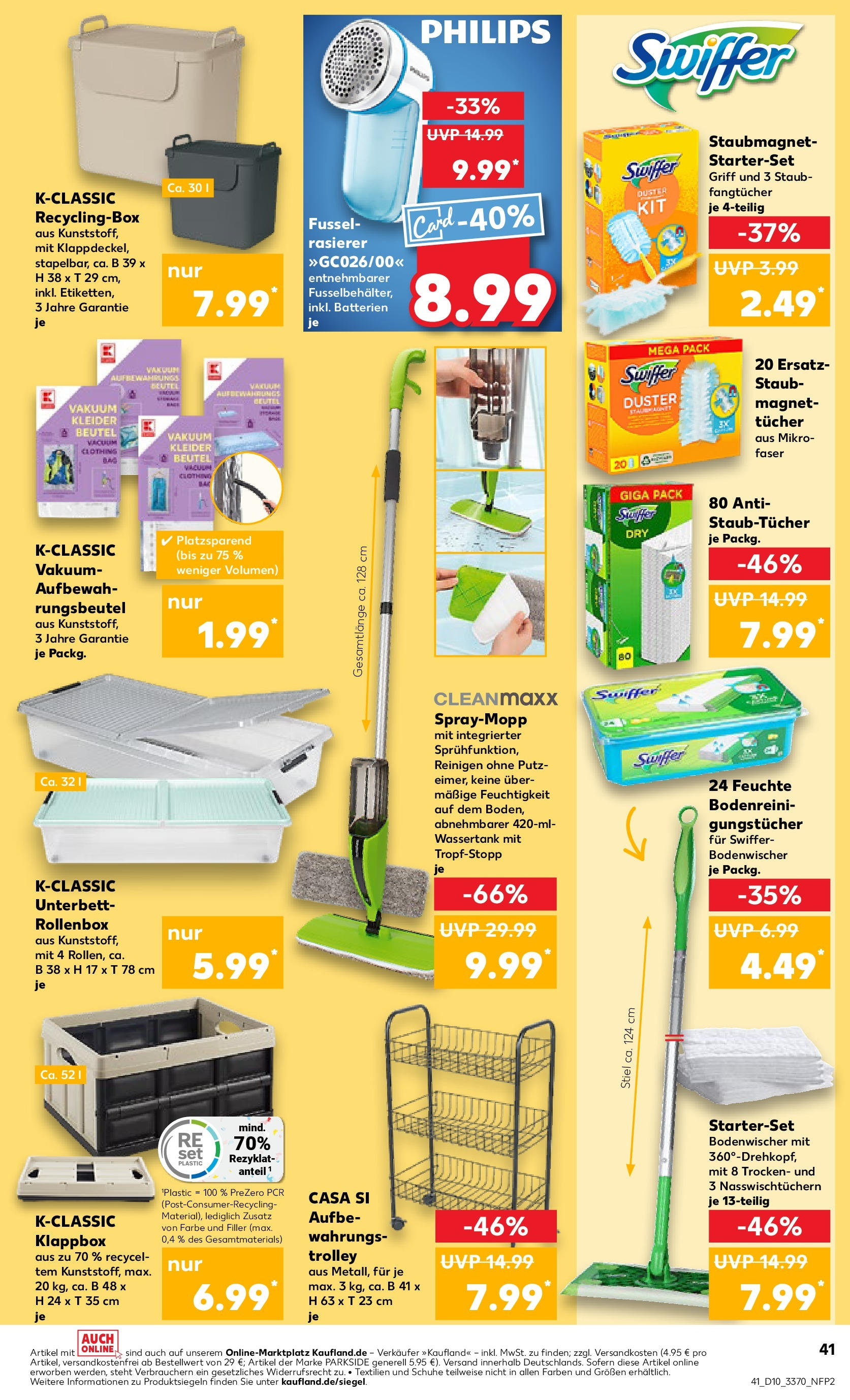 Kaufland - Prenzlau, Georg-Dreke-Ring 60 (ab 06.03.2025) » Angebote Online zum Blättern | Seite: 41 | Produkte: Philips, Rasierer, Batterien, Swiffer