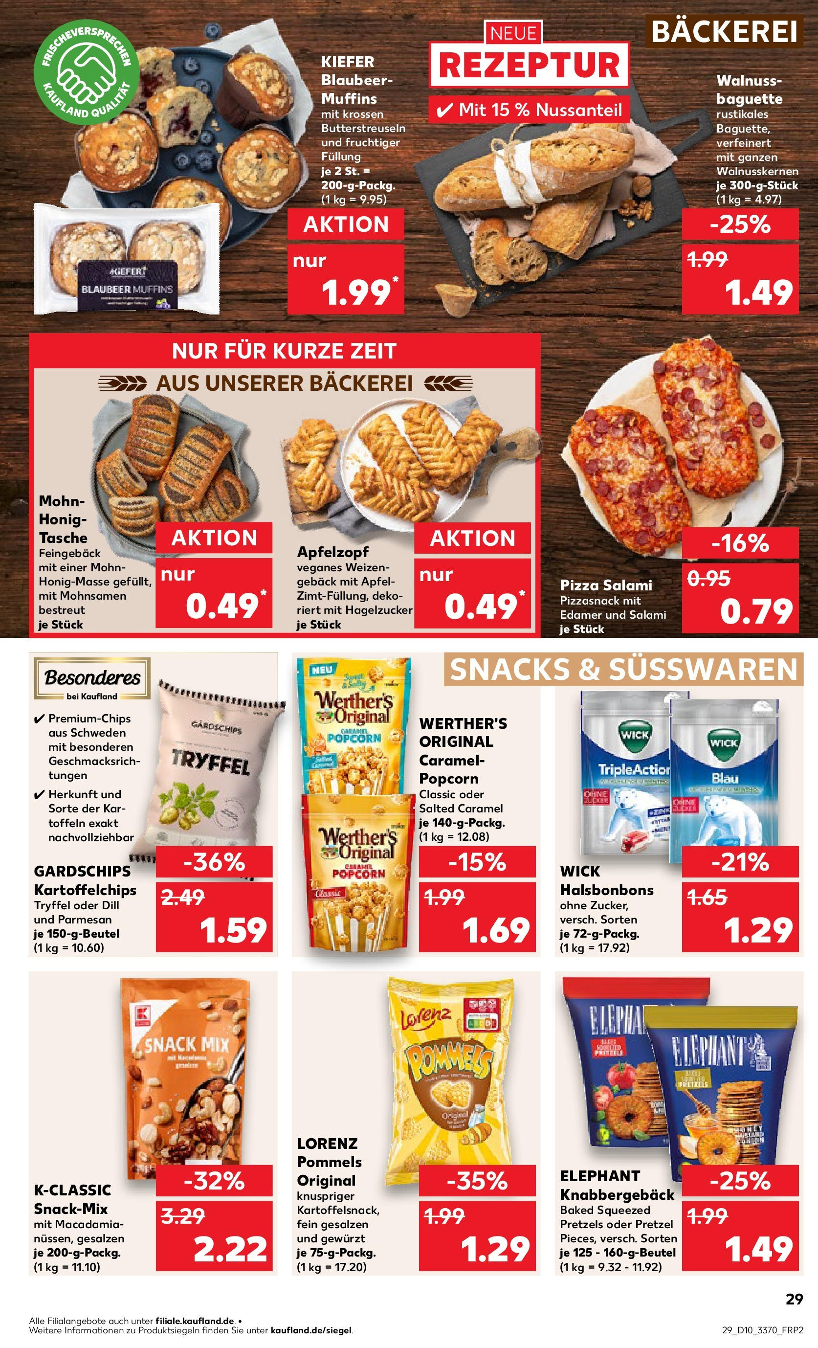 Kaufland - Prenzlau, Georg-Dreke-Ring 60 (ab 06.03.2025) » Angebote Online zum Blättern | Seite: 29 | Produkte: Baguette, Dill, Salami, Pizza