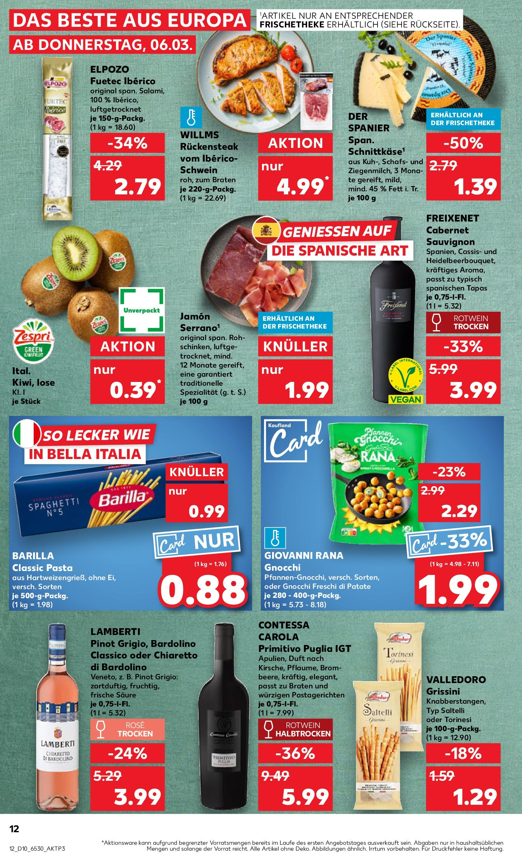 Kaufland - Prenzlau, Georg-Dreke-Ring 60 (ab 06.03.2025) » Angebote Online zum Blättern | Seite: 12 | Produkte: Barilla, Freixenet, Rotwein, Duft