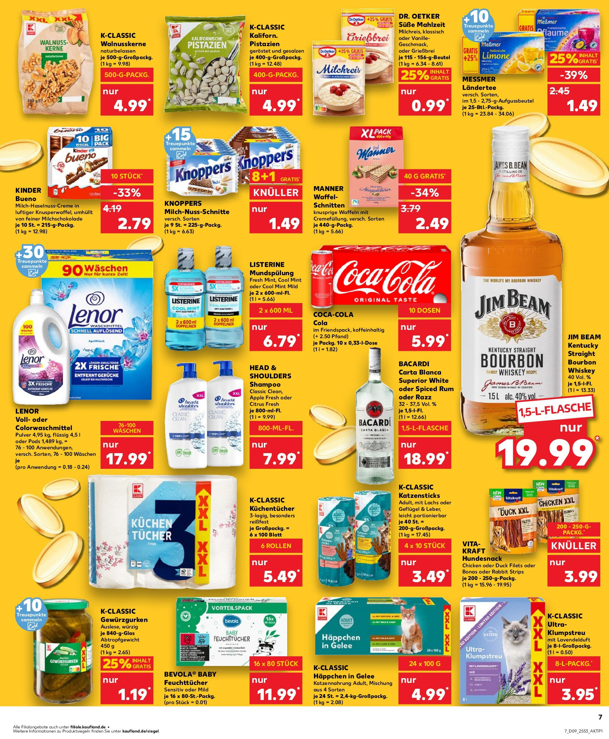 Kaufland - Frankfurt Am Main, Mainzer Landstraße 6 (ab 27.02.2025) » Angebote Online zum Blättern | Seite: 7 | Produkte: Jim beam, Messmer, Shampoo, Lachs