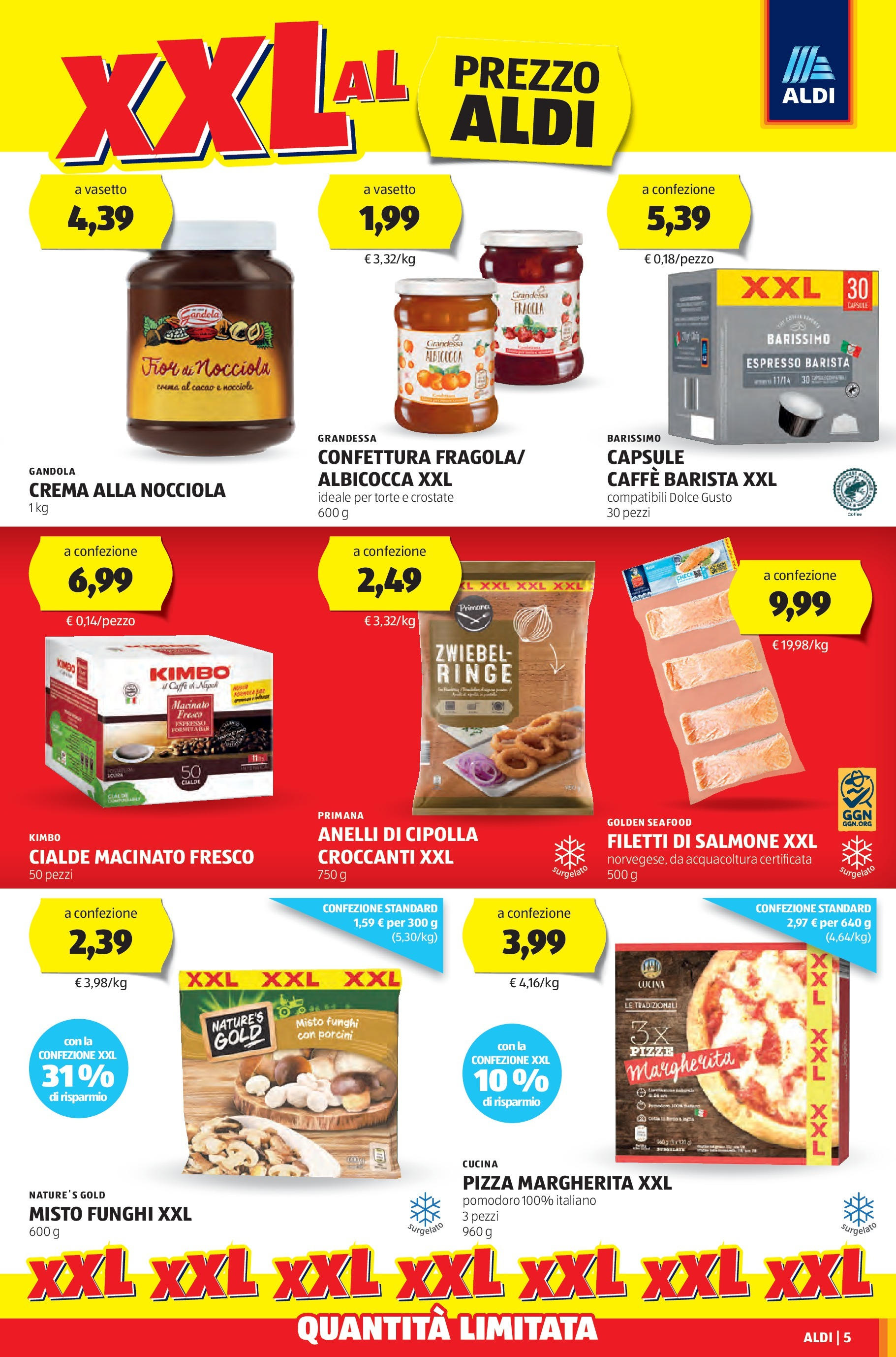 Nuovo Volantino Aldi	 dal 03/03/2025 > offerte anteprima 🛍️ | Pagina: 5 | Prodotti: Crema, Pomodoro, Cacao, Macinato