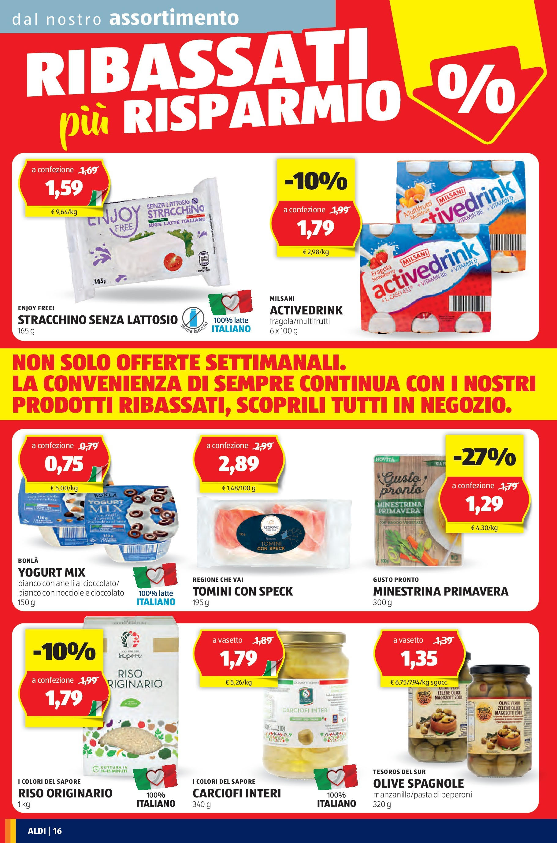 Nuovo Volantino Aldi	 dal 03/03/2025 > offerte anteprima 🛍️ | Pagina: 16 | Prodotti: Speck, Cioccolato, Peperoni, Olive