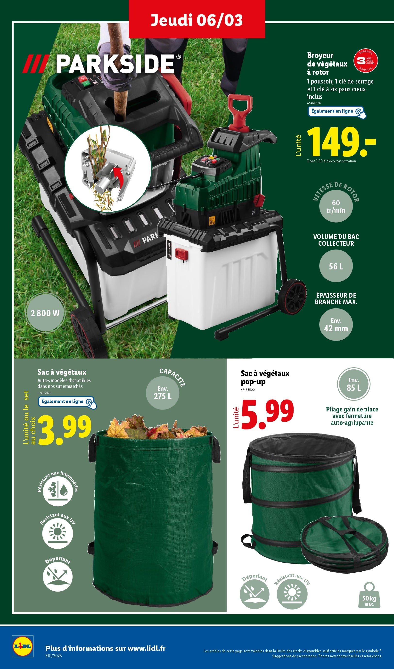 Catalogue Les bonnes affaires sont chez Lidl ! Découvrez une sélection de produits à petits prix, page 00032
