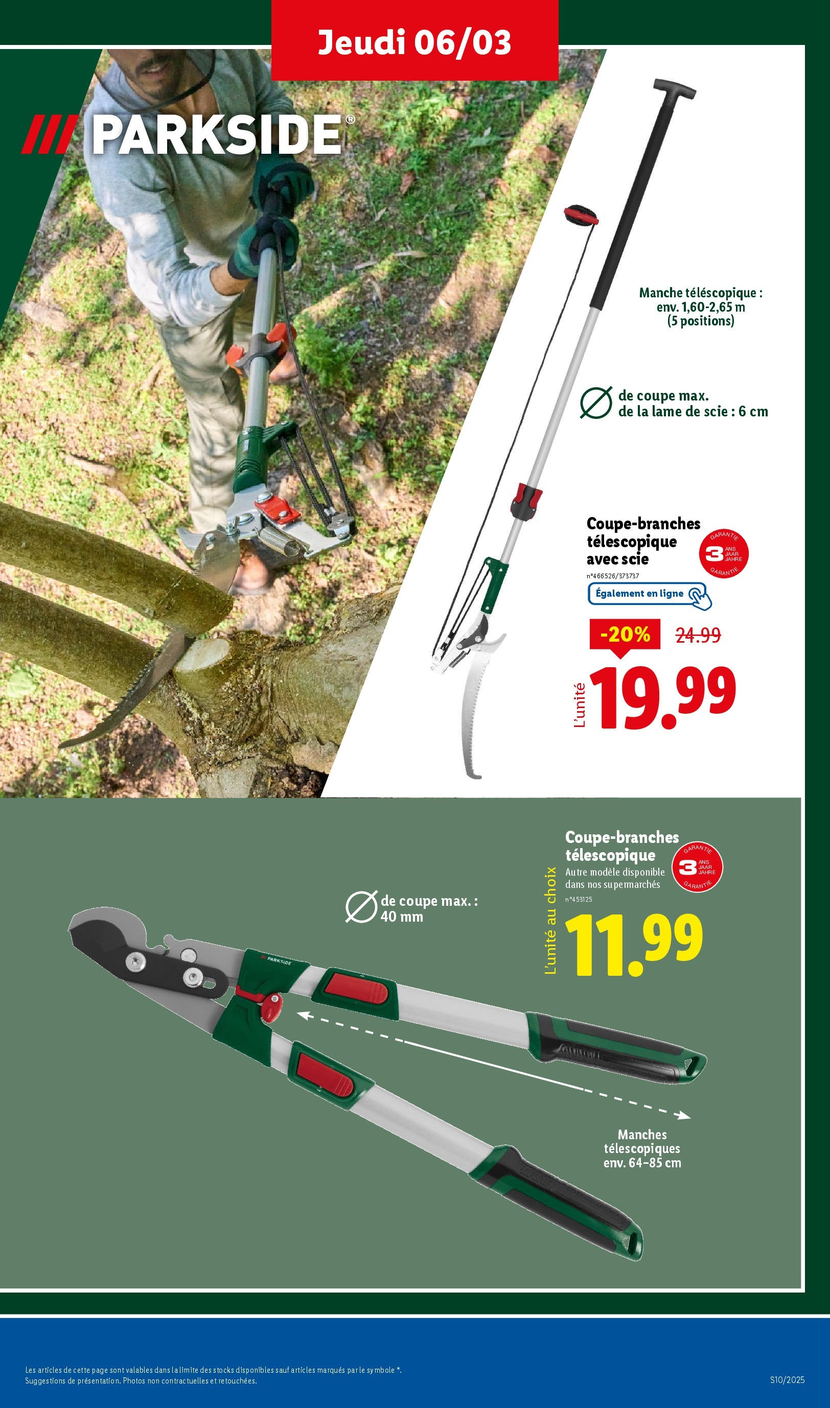 Catalogue Les bonnes affaires sont chez Lidl ! Découvrez une sélection de produits à petits prix, page 00033