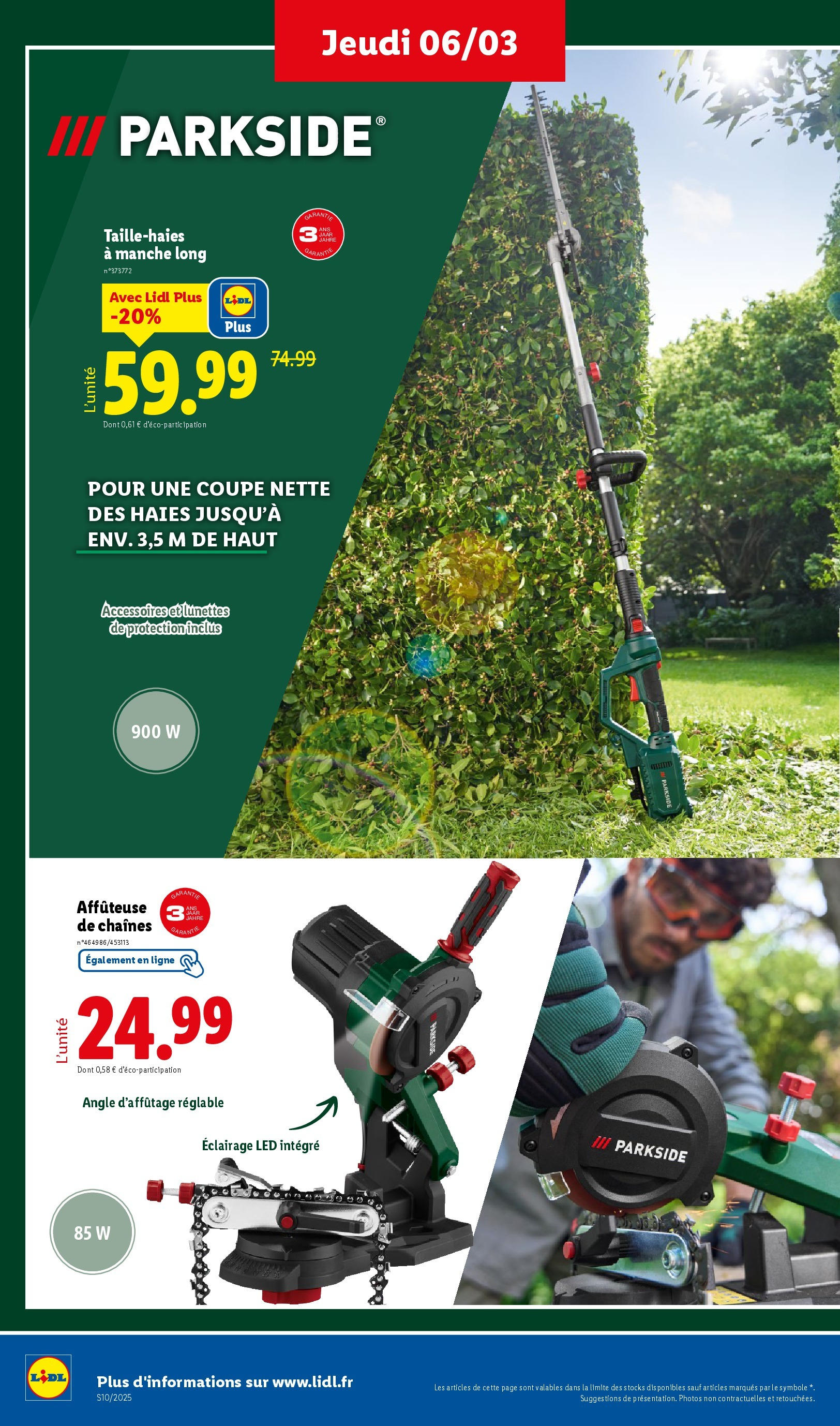 Catalogue Les bonnes affaires sont chez Lidl ! Découvrez une sélection de produits à petits prix, page 00034