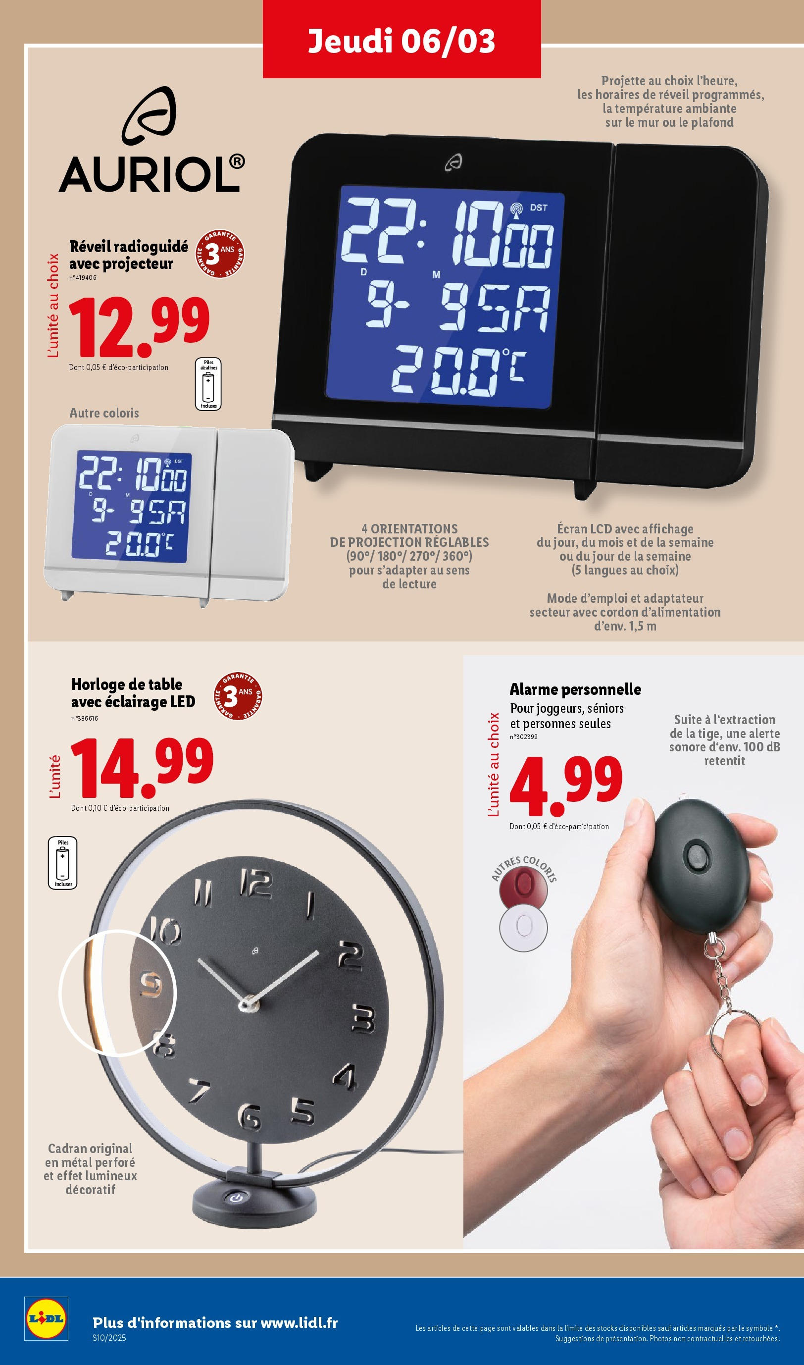 Catalogue Les bonnes affaires sont chez Lidl ! Découvrez une sélection de produits à petits prix, page 00040
