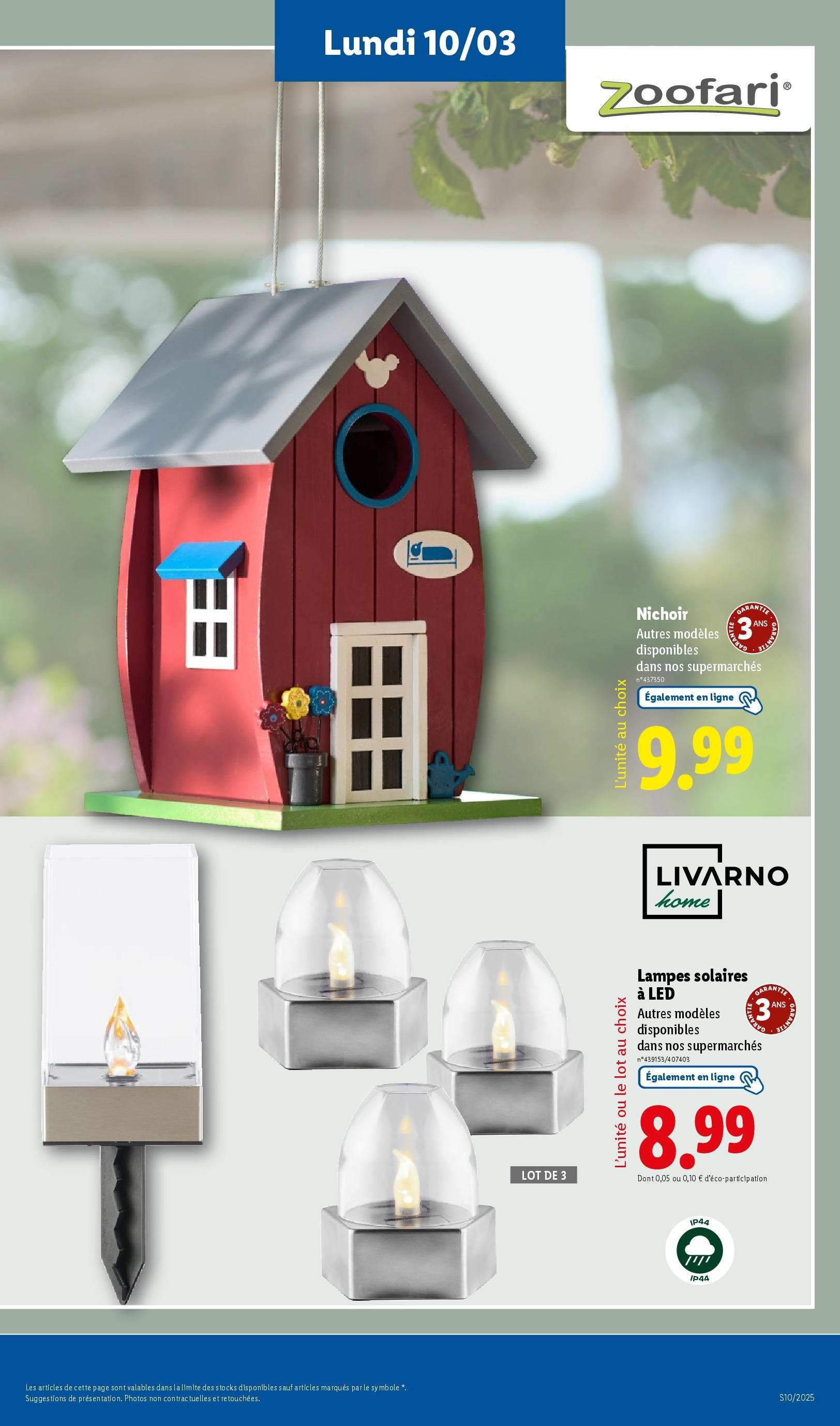 Catalogue Les bonnes affaires sont chez Lidl ! Découvrez une sélection de produits à petits prix, page 00059