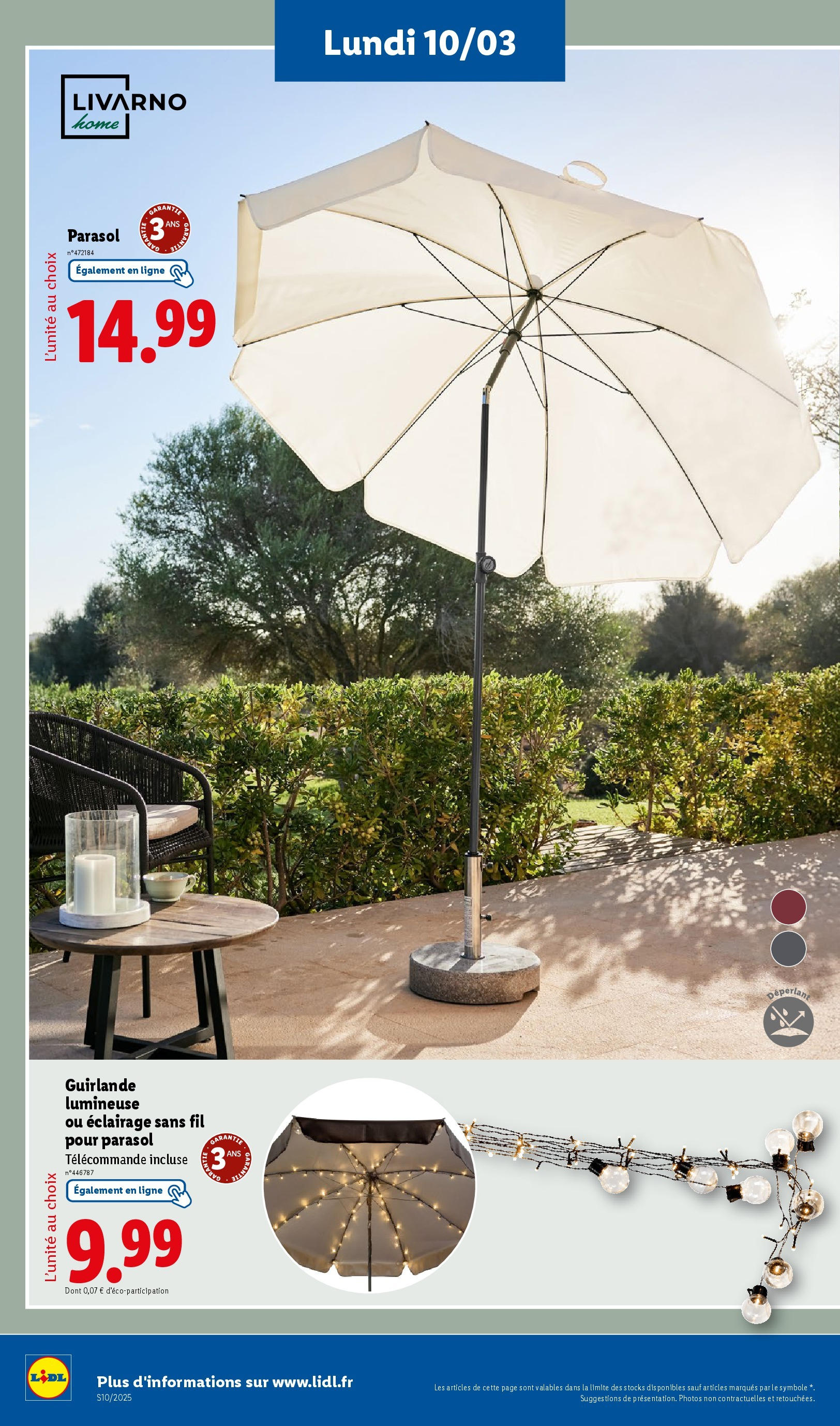 Catalogue Les bonnes affaires sont chez Lidl ! Découvrez une sélection de produits à petits prix, page 00060