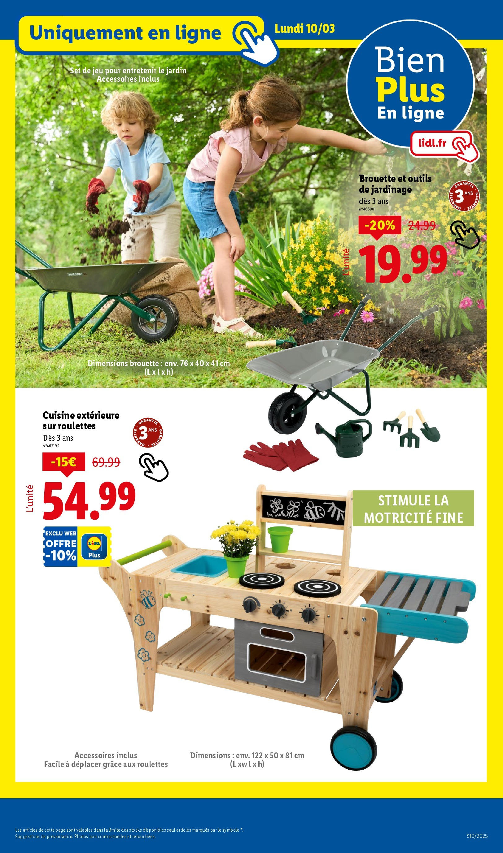 Catalogue Les bonnes affaires sont chez Lidl ! Découvrez une sélection de produits à petits prix, page 00067